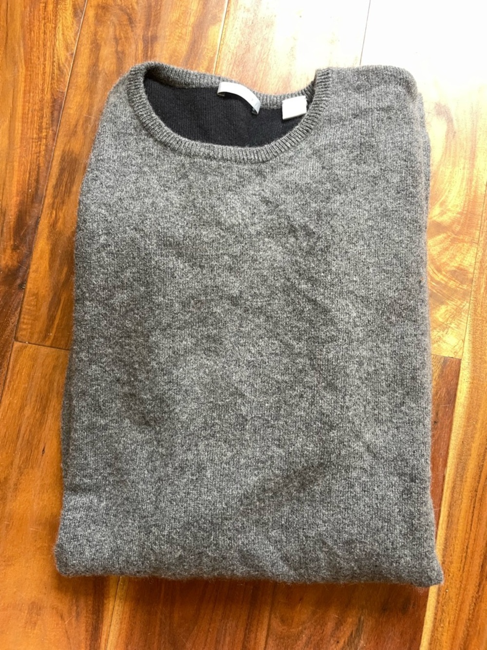 Halogen Crewneck cashmere Sweater - Grey size LL